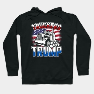 Big Rig Drivers Truckers for Trump Hoodie